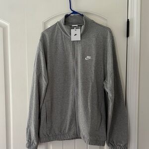 NWT Nike Men's Light Gray zip up